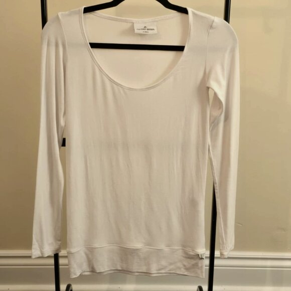 Maternity And Nursing Long sleeve T-shirt Au Fait Maman XS - Picture 2 of 4